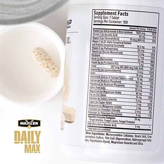 مولتی ویتامین دیلی مکس مکسلر 60 عددی - Image 5