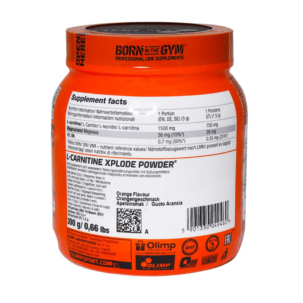 مکمل ال کارنیتین الیمپ اکسپلود 300 گرمی - Image 2